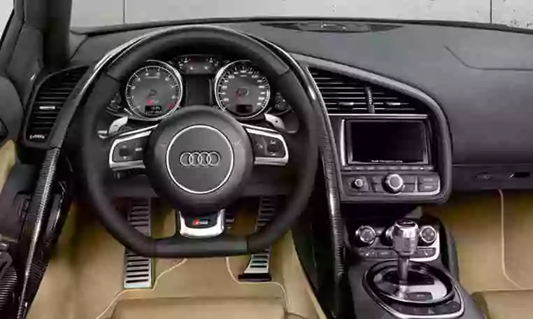 Audi R8 Spyder On Rent Dubai